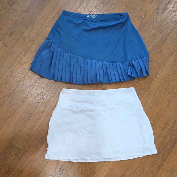 Soybu Dresses & Skirts - Soybu Blue and White Skirt Set